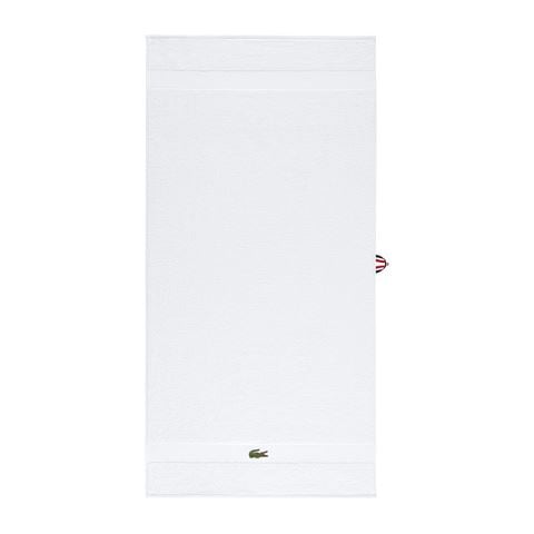 Lacoste - Casual Cotton Sporty Bath Towel Blanc 70 x140cm