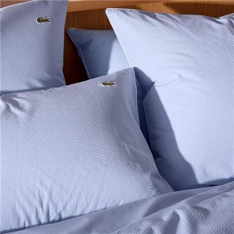Lacoste - L. Tamis 100% Cotton Sateen Pillowcase Sky 50x75cm