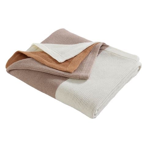 Ardor - Isla Knitted Throw Rug Natural 127x152cm