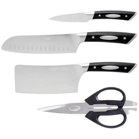 Scanpan - Asian 5 Piece Knife Block Set