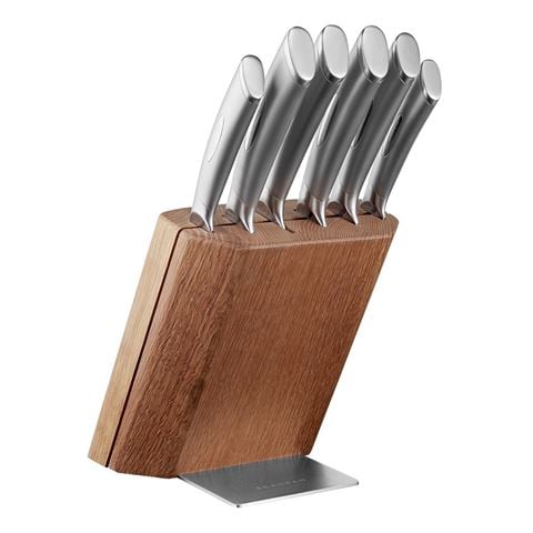Scanpan - Classic Steel 7 Piece Knife Block Set