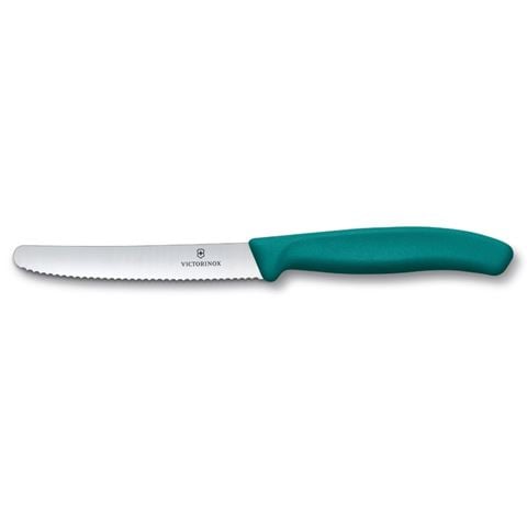 Victorinox - Swiss Tomato Knife Wavy Green 11cm