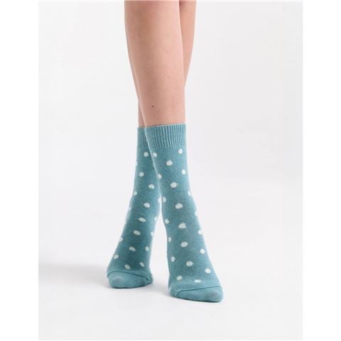 Levante - Ilaria Spot Crew Sock Seaglass