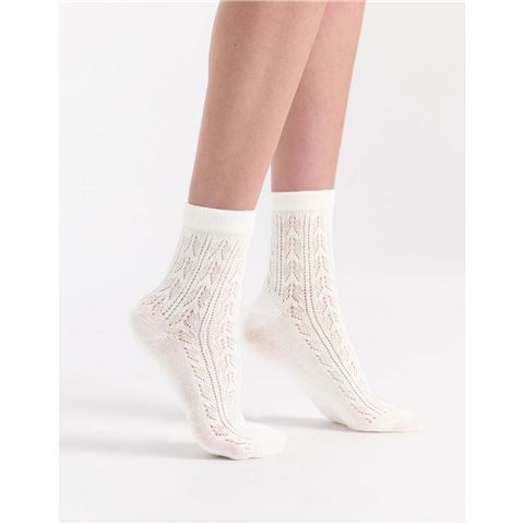 Levante - Mia Pointelle Sock Creme