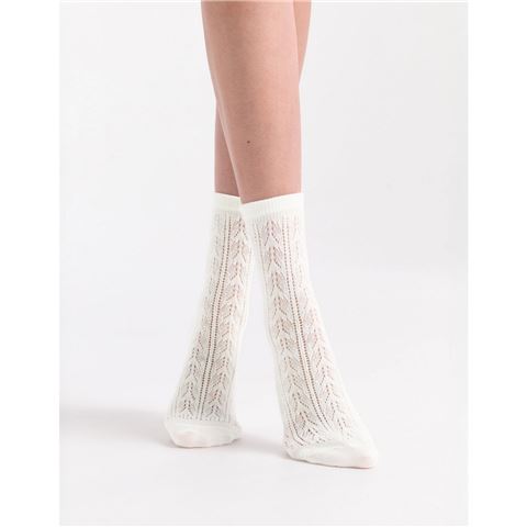 Levante - Mia Pointelle Sock Creme
