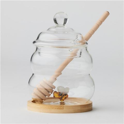 Pilbeam - Beehive Honey Jar w/Dipper