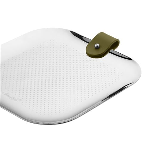 Christofle - Club Stainless Steel Trinket Tray Imperial Green 16cm