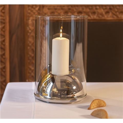 Christofle Oh de Christofle Stainless Steel Hurricane 34cm - Peter's of Kensington