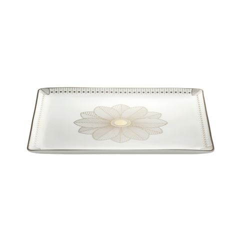 Christofle - Malmaison Imperiale Tray Platinum 22x19.5cm