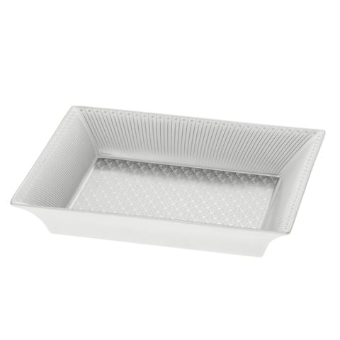 Christofle - Malmaison Imperiale Trinket Dish Porcelain w/Platunum Finish 20cm