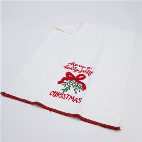 Christmas Holly Jolly Tea Towel 45x65cm - Peter's of Kensington