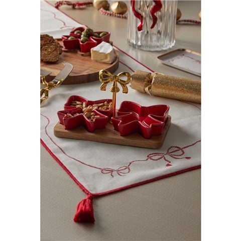 Christmas Bow Condiment Bowls Set 2pce - Peter's of Kensington
