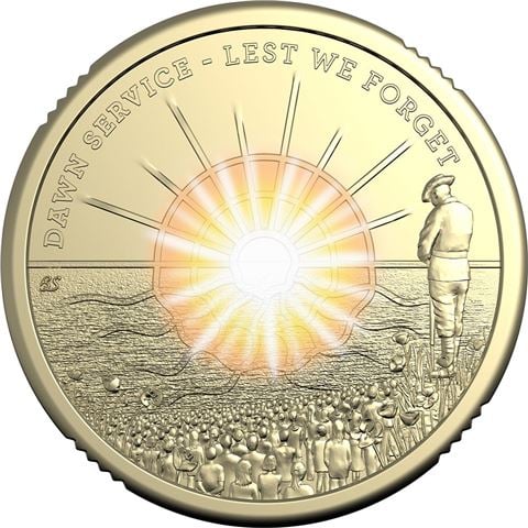 Royal Australian Mint - 2026 Dawn Service $2 Coloured Circulating Coin