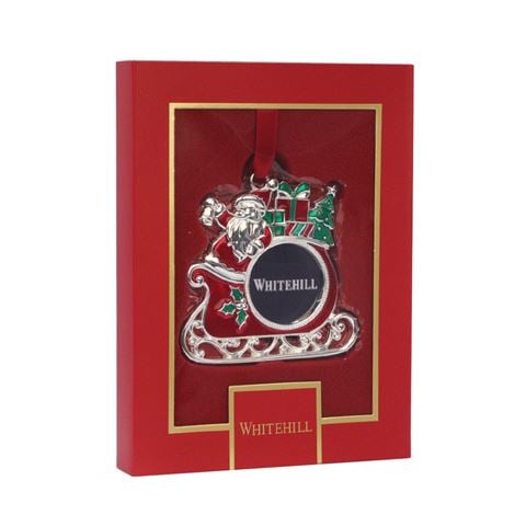 Whitehill - Santa Sleigh Photo Frame Ornament