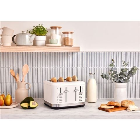 KitchenAid - Artisan KMT4109 4 Slice Toaster Porcelain White