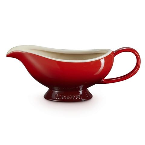 Le Creuset Stoneware Gravy Boat Cerise 460ml - Peter's of Kensington
