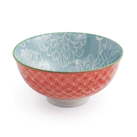 Mikasa Grey Floral Stoneware Nibble Bowl 250ml - Peter's of Kensington