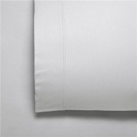 Bianca - Fletcher Flannelette Sheet Set Silver Super King 4pce