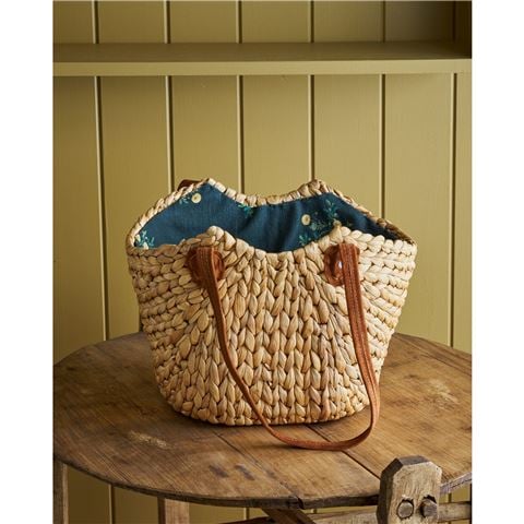 Robert Gordon - Market Lane Basket w/Meadow Lining & Suede Handles
