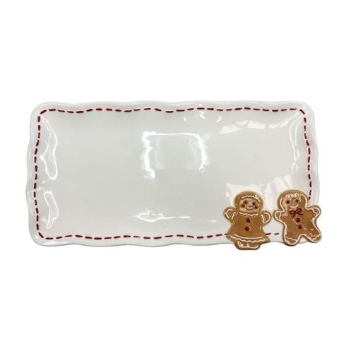 Coast To Coast - Gingerbread Ceramic Platter 17x35cm