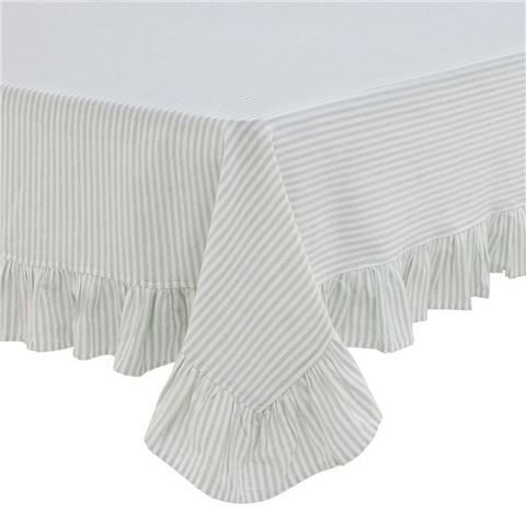 Coast To Coast - Natale Cotton Tablecloth Sage 150x250cm