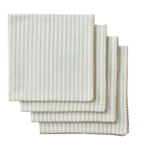 Coast To Coast - Natale Cotton Napkin Set 4pce Sage