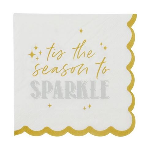 Christmas - Merry Bright 3ply Napkin Set 20pce