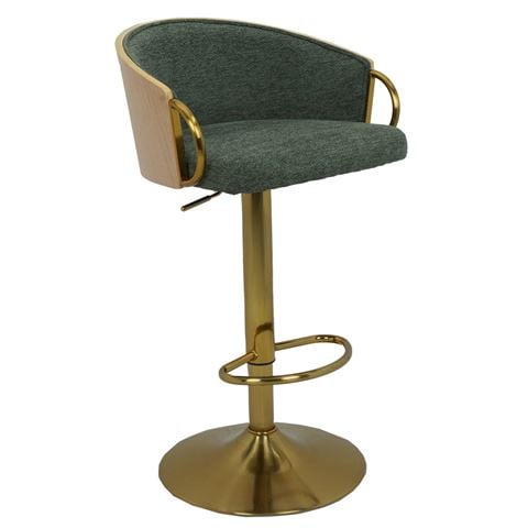 Design Arc Furniture - Gas Lift Barstool Verdant