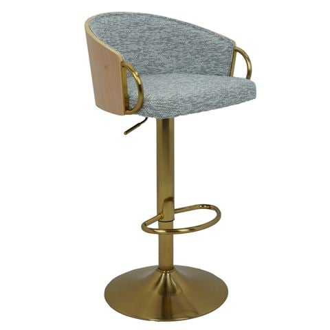 Design Arc Furniture - Gas Lift Barstool Grey
