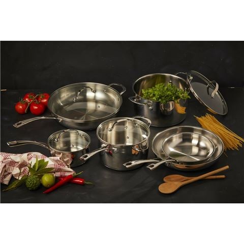 Swiss Diamond - Premium Steel Induction 6pce Cookware Set