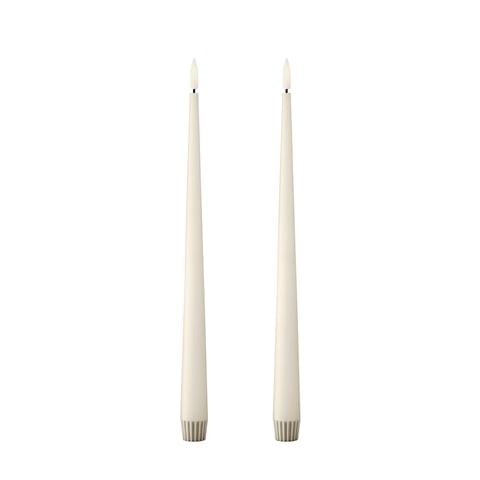 Ester & Erik - LED Taper Candle Silky Set 2pce 30cm
