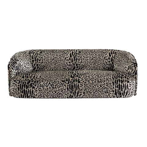 Cafe Lighting Limited Edition Durban 3 Seater Sofa Leopard Chenille - Peter's of Kensington
