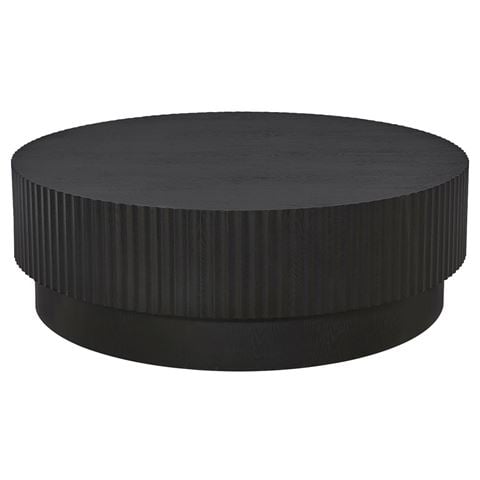 Cafe Lighting Avery Round Coffee Table Black - Peter's of Kensington
