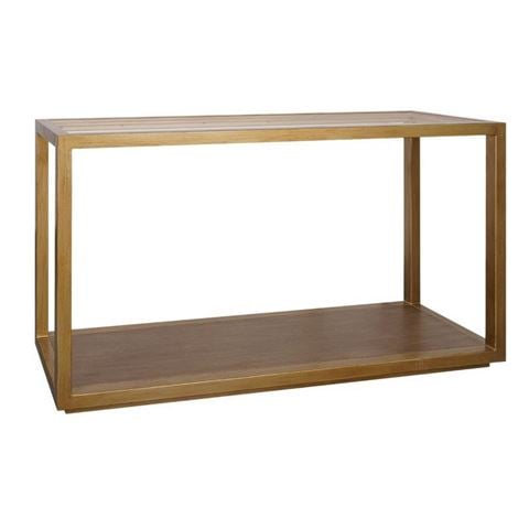 Cafe Lighting Sadie Console Table Antique Gold - Peter's of Kensington