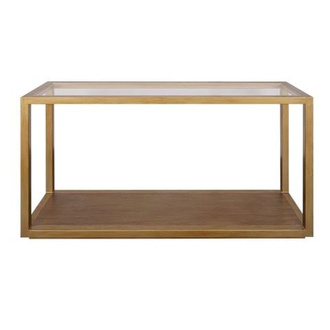 Cafe Lighting Sadie Console Table Antique Gold - Peter's of Kensington