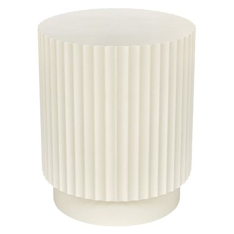 Cafe Lighting Avery Side Table Ivory - Peter's of Kensington