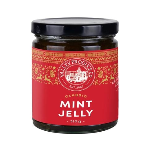 Valley Produce Company Luxury Festive Mint Jelly 310g - Peter's of Kensington