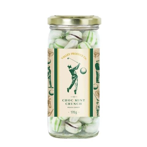 Valley Produce Company - Rock Candy Jar Golf Choc Mint Crunch 170g