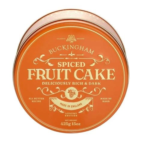Buckingham - Vintage Fruit Cake In Tin Spiced Fruit Cake 425g