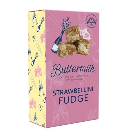 Buttermilk - Strawberry Cocktail Fudge Box 100g