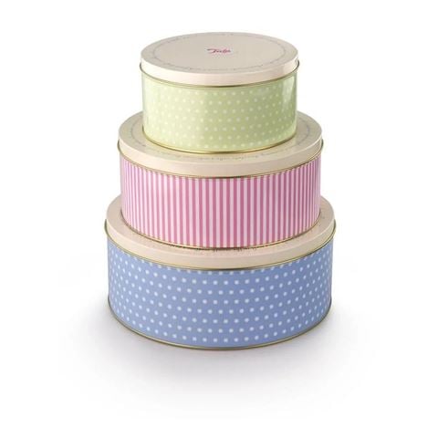 Tala Originals Cake Tins Dots & Stripes Set 3pce - Peter's of Kensington