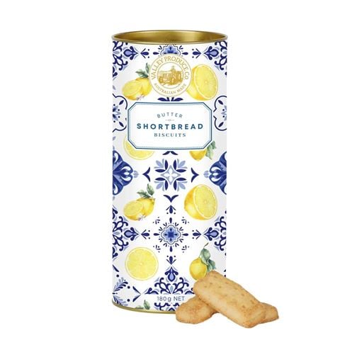 Valley Produce Company - Tuscan Summer Lemons Shortbread Tube 180g