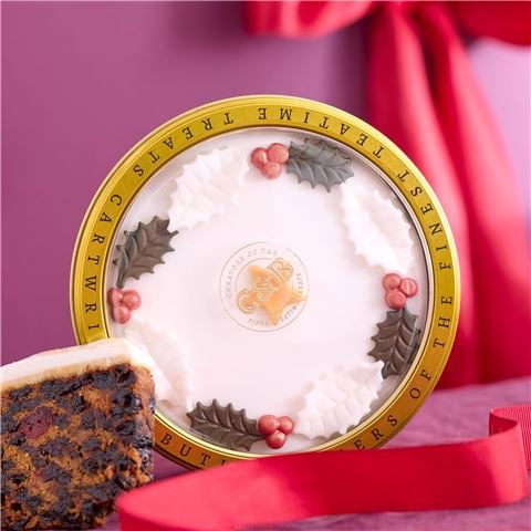 Cartwright & Butler - Iced Christmas Round Cake 700g