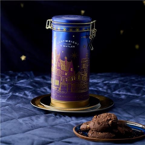 Cartwright & Butler Musical Tin with Triple Chocolate Biscuits 200g - Peter's of Kensington