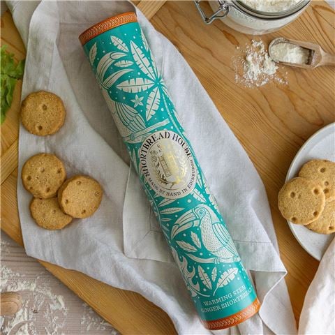 Shortbread House of Edinburgh Shortbread w/Stem Ginger Tin 250g - Peter's of Kensington