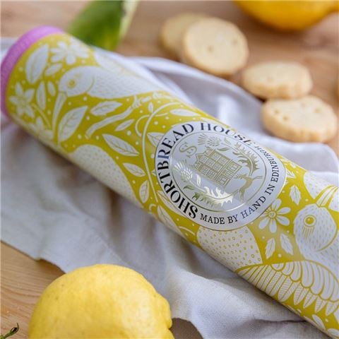 Shortbread House of Edinburgh Shortbread w/Mediterranean Lemon Tin 250g - Peter's of Kensington