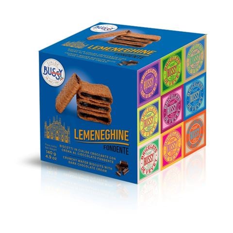 Bussy - Crunchy Wafer Biscuits w/Dark Chocolate Cream 140g