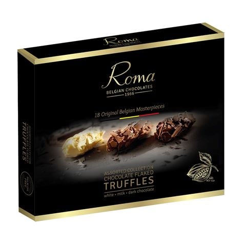 Roma Truffles Assorted Chocolate Flaked Truffles 200g - Peter's of Kensington