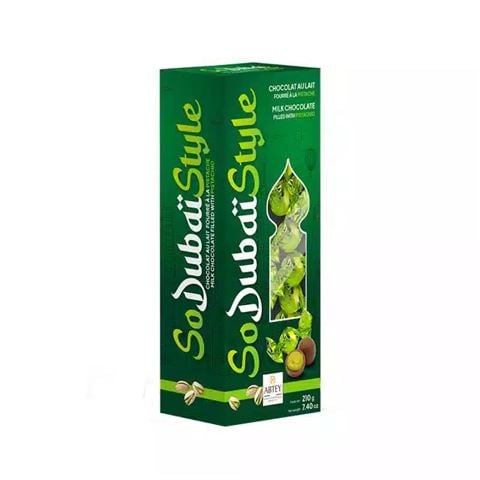 Abtey Chocolatiers - So Dubai Style Milk Chocolate w/Pistachio 210g