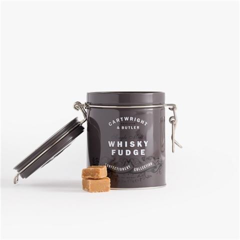 Cartwright & Butler Whisky Fudge Tin 175g - Peter's of Kensington